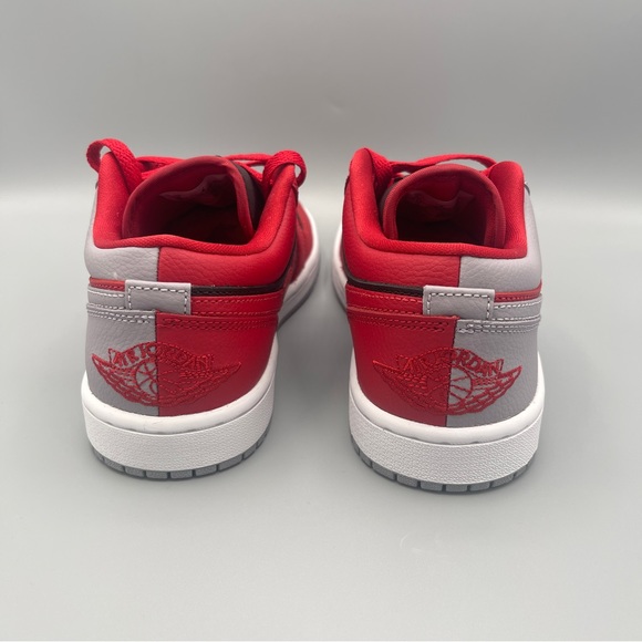 New Nike Air Jordan 1 Low SE Gym Red/Black/White/Cement Grey #Women's - Picture 10 of 16